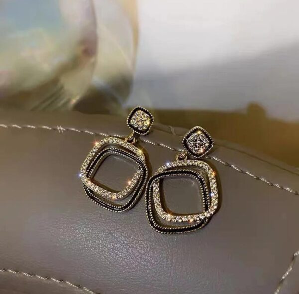 Double Square Earing