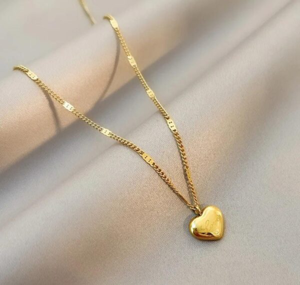 Heart gold plated Pendant