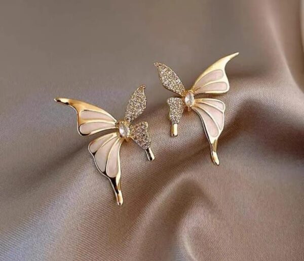 Golden Butterfly Earring
